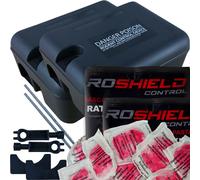 (2 Boxes & 300g Pasta) Roshield External Rat & Mouse Pasta Bait Box Kit
