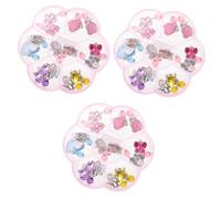 2 Boxes Children's Little Kids Toy Girls Clip on Earrings for Toddlers Girl Ear Decor Plastic Hair Accessories Jewelry