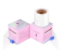 2 Boxes Disposable Eyebrow Tattoo Plastic Wrap with Ergonomic Slicer, Premium Transparent Preservative Film Roll Perfect for Lip Blush, Eyebrow Lamination Lash Lift Permanent Make Up Cling Cover