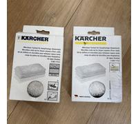 2 Boxes Karcher Microfibre 2 Cloth Set for Steam Cleaners (Floor Cloth) NEW