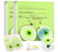 2 Boxes Natural Bug Repellent Stickers, 20 Safe Essential Oil Patches for Kids & Adults Outdoor Use