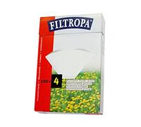 8 BOXES of Filtropa Size 4 Filter Papers, Pack of 100, White