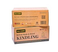 2 Boxes of Maxchips Kindling Wood, Kiln Dried. Great for Stoves, Open Fires, Multi Fuel Stove, Chiminea, Fire Pits and Pizza Ovens