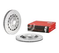 BREMBO Brake disc 09.D174.53 370 34 5 perforated/vented, two-part brake disc Coated High-carbon AUDI: A3 Saloon, A3 Sportback