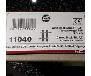 2 brand new LGB G Scale code 11040 brass 7.5° curves. radius 1.