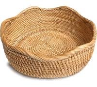 2 bread proofing baskets, 25 cm oval proofing baskets with linen lining, suitable for professional and home bakers to make artisan bread