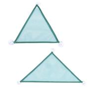 2 Breathable mesh hammocks, Suitable for Cool Hanging beds for Reptiles, Durable Canvas Lizard Snake pet Room, Suitable for Various Reptiles (Green)