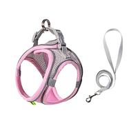 2. Breathable Reflective Cats Harness Adjustable Straps & Safetys Buckles For Small Pets Outdoor Adventure Training Breathable Pet Harness