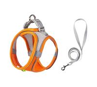 2. Breathable Reflective Cats Harness Adjustable Straps & Safetys Buckles For Small Pets Outdoor Adventure Training Breathable Pet Harness