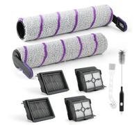 2 Brush Rollers 4 Filter Replacement Parts for Narwal S20 Pro/Rowenta X-Clean 10 Wet Dry Vacuum Cleaner Accessory Set Brush Rollers HEPA Filter Water Tank Brush