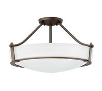 Loops 2 Bulb Flush Light Low Ceiling Olde Bronze LED E27 60W Bulb Loops Multicolor