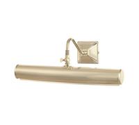 Elegant 2 Bulb Picture Light With Polished Brass Finish And Led E14 40W Bulbs
