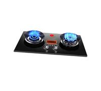 2 Burner Camping Stove,Household Double-burner Built-in Gas Stove,with Flame Failure Protection,for Home Garden Patio(LPG)