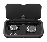 THETFORD SPINFLO TOPLINE 165 2 BURNER HOB CARAVAN MOTORHOME LONG SIDE GLASS LID