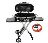 Gas BBQ Barbacue Portable Folding 2 Burners Ideal for Camping Modern Outdoor Living