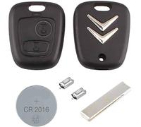 2 Button Replacement Car Key Fob Cases for Citroen C1 C2 C3 C4 C5 C6 C8 Saxo Berlingo Xsara Picasso, Flip Key Remote Shell Car Key Fob Case Key Cover Accessories
