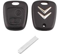 2 Button Replacement Car Key Fob Cases for Citroen C1 C2 C3 C4 C5 Saxo Berlingo Xsara Picasso, Flip Key Remote Shell Car Key Fob Case Key Cover Accessories