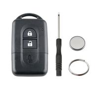 2 Button Smart Remote Car Key Shell for Nissan Micra Xtrail Qashqai Juke Duke Navara (with Batteries)