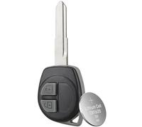 2 Buttons Car Key Case For Suzuki Ignis Alto Sx4 Vitara Swift Vauxhall Agila S-uzuki Key Shell Repair Fix Kit with Battery CR1620