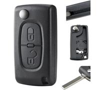 2 Buttons Flip Car Key Fob Case For Citroen C2 C3 C4 C8 Picasso Dispatch Aircross Crosser Peugeot 207 307 308 807 3008 5008 Expert Partner Car Remote Key Shell CE0536 VA2 Blade