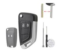 2 Buttons Modified Upgraded Key Fob Replacement For Vauxhall Astra J Insignia Zafira Meriva Key Fob Cover Opel Vauxhall Key Case Astra Key Cover With Pin Removal Tool Repair Kit