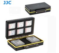 2 Camera Battery + 6 SD SDHC SDXC Card Case Holder for Fujifilm NP-W126 NP-W126S
