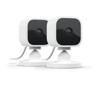 Indoor plug in pet security camera 1080p HD day & night video 2 cameras (White)
