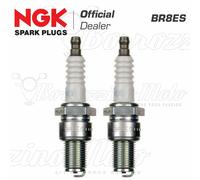 2 Candles Long Step Original NGK BR8ES Moto Guzzi Breva - 750