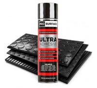 2 Cans High Temperature Spray Adhesive for Rubber Sheet, Mats, Gaskets & Protective Pads - Heat Resistant 110°C Contact Glue - Pro Surface 500ml