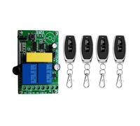 2 CH 10A Relay Remote Control Switch Module Receiver For Garage Door Gate Motor Stable Signal, Rapid Response(Set-4)