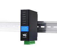 2-Ch RS485 to Ethernet Converter Industrial Isolated Serial Server, 2-Ch RS485 Independent Operation, Dual RJ45 Ethernet Ports, Modbus Gateway MQTT Gateway JSON Support, Rail-mount Metal Case