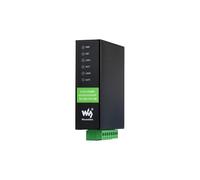 2-Ch RS485 to RJ45 Ethernet Serial Server Dual Channels RS485 Independent Operation Double Ethernet Ports Rail-Mount Industrial Isolated Module (PoE Ethernet Port)