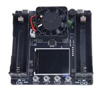 2 Channel 18650 Battery Capacity Tester with Real Time Display Charges Discharge Analysis Data Storage PCB Double Slot Battery Analyzers