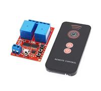 2 Channel 2CH 5V IR Infrared Remote Control Switch High-Current Relay Module Board LED Status Indicator (5V)