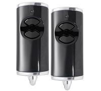 2-Channel 868.3 MHz Garage Door Opener for Hörmann BS Handheld Transmitter, Replacement Hormann Remote Control (3 Pieces) (Black 2p)