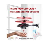 2 Channel Gesture Control Suspension Helicopter RC Remote Induction Aircraft With Charging LED Light