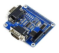 2-Channel Isolated RS232 Expansion HAT for Raspberry Pi 4B+ 3B+ 3B 2B Zero Zero W SC16IS752 SP3232 Solution, Converts SPI to RS232 With Multi Onboard Protection Circuits