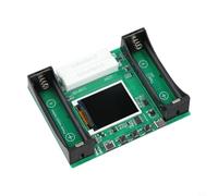 2-Channel Lithium Battery Capacity Tester with LCD Display, Digital Power Detector for Internal Resistance & Voltage Testing, Compact 108x85x24mm