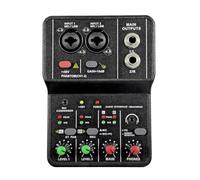 2 Channel Metal Sound Card for Computer Podcasting and Vocal with Real Time Sound Card