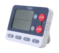 2 Channel Timer Countdown/Countup Use with Back Portable for Cooking Exercise and Classroom Activity Back Timer