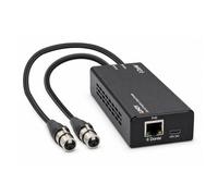 2 Channel XLR Audio to Dante Encoder AES67 Network Audio Converter PoE 24-Bit