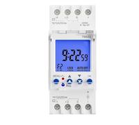 2 Channels Programmable 24Hours Clock Seconds Interval Time Switch with Two Relay Independent Outputs Digital