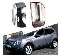 2 Chrome Mirror Cover Cap Abs For Plastic Metal Chrome Mirror providing a shiny and polished appearance Reliable Made of high-quality materials