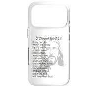 2 Chronicles 7:14 KJV Christ Jesus God Will Heal Their Land Case for iPhone 17 Pro