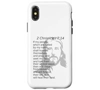 2 Chronicles 7:14 KJV Christ Jesus God Will Heal Their Land Case for iPhone X/XS