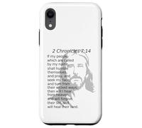 2 Chronicles 7:14 KJV Christ Jesus God Will Heal Their Land Case for iPhone XR