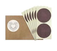 2” Circle Match Striker Stickers - 12 Pieces | Bumble/Dotted Pattern Match Strike Paper with Adhesive Pre-Cut in Circles for Easy Match Lighting | Also Available in Charcoal or Brown & Many Sizes