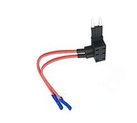 2 Circuit Micro Car Add a Circuit Tap Adapter Easy Installation Protection Component Durable ABS Material for Automotive Electrical Systems