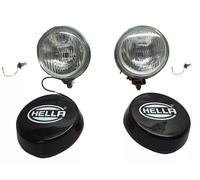 HELLA 1F4 005 750-101 Halogen-Spotlight - Comet 500 - 12V - Round - Reference number: 37.5 - Bolted - Patterned diffusing lens - Lens Colour: Crystal clear - left/right