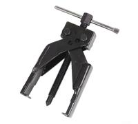 2-Claw Bearing Puller for Automotive Use - Heavy-Duty Forged Steel Gear & Shaft Removal Tool with Deep-Threaded Center Screw, 140 x 70 mm, Black
